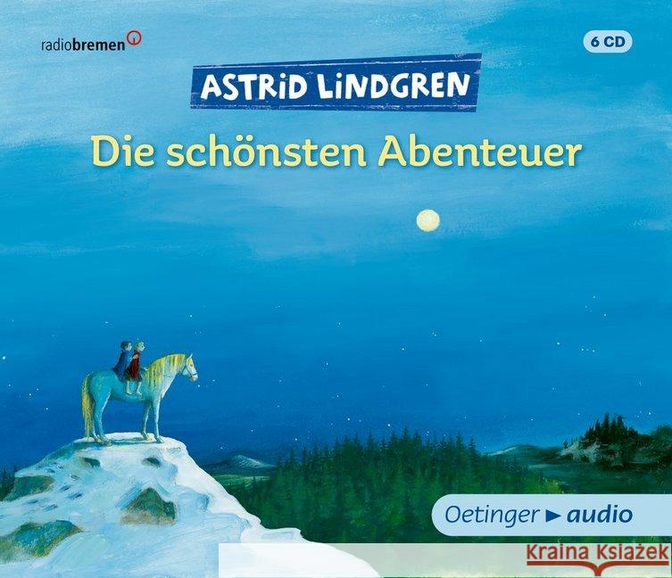 Die schönsten Abenteuer, 6 Audio-CDs : (6 CD), Musikdarbietung/Musical/Oper. CD Standard Audio Format Lindgren, Astrid 9783837311068