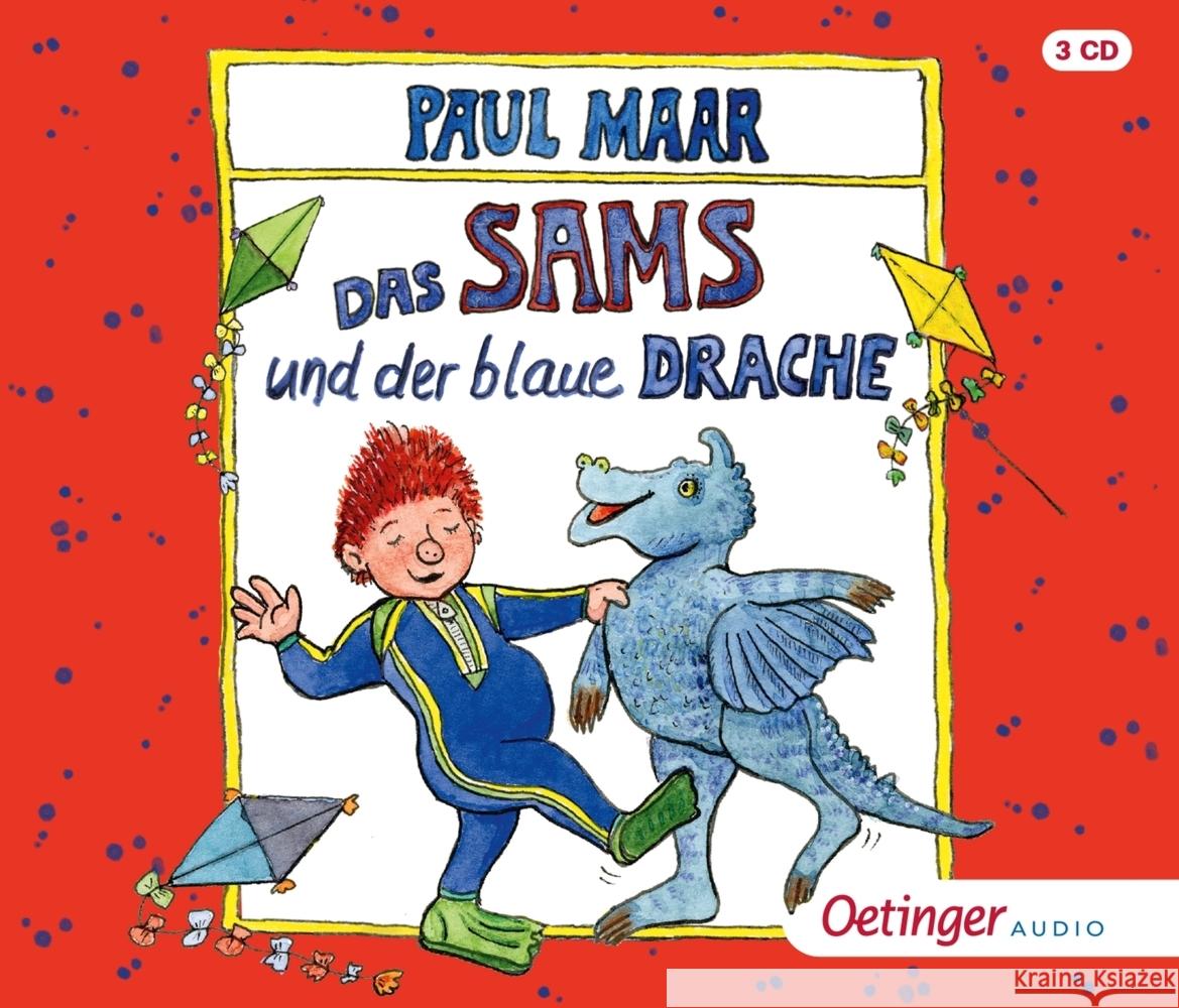 Das Sams und der blaue Drache, 3 Audio-CD : (3 CD), Musikdarbietung/Musical/Oper. CD Standard Audio Format Maar, Paul 9783837311587