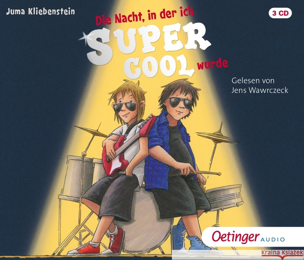 Die Nacht, in der ich supercool wurde, 3 Audio-CD : (3 CD), Musikdarbietung/Musical/Oper. CD Standard Audio Format Kliebenstein, Juma 9783837311716