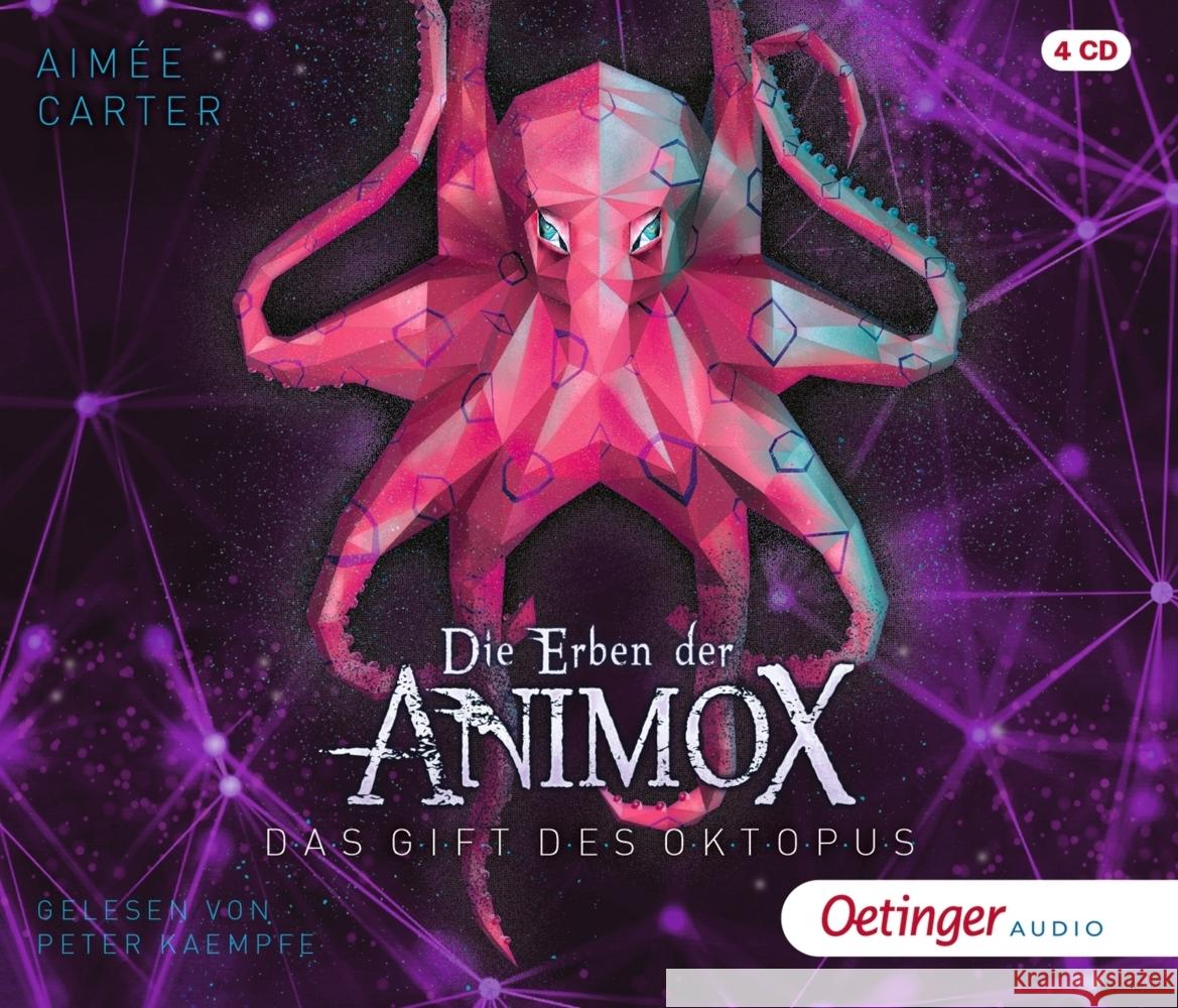 Die Erben der Animox 2. Das Gift des Oktopus, 4 Audio-CD Carter, Aimée 9783837311945 Oetinger Media GmbH