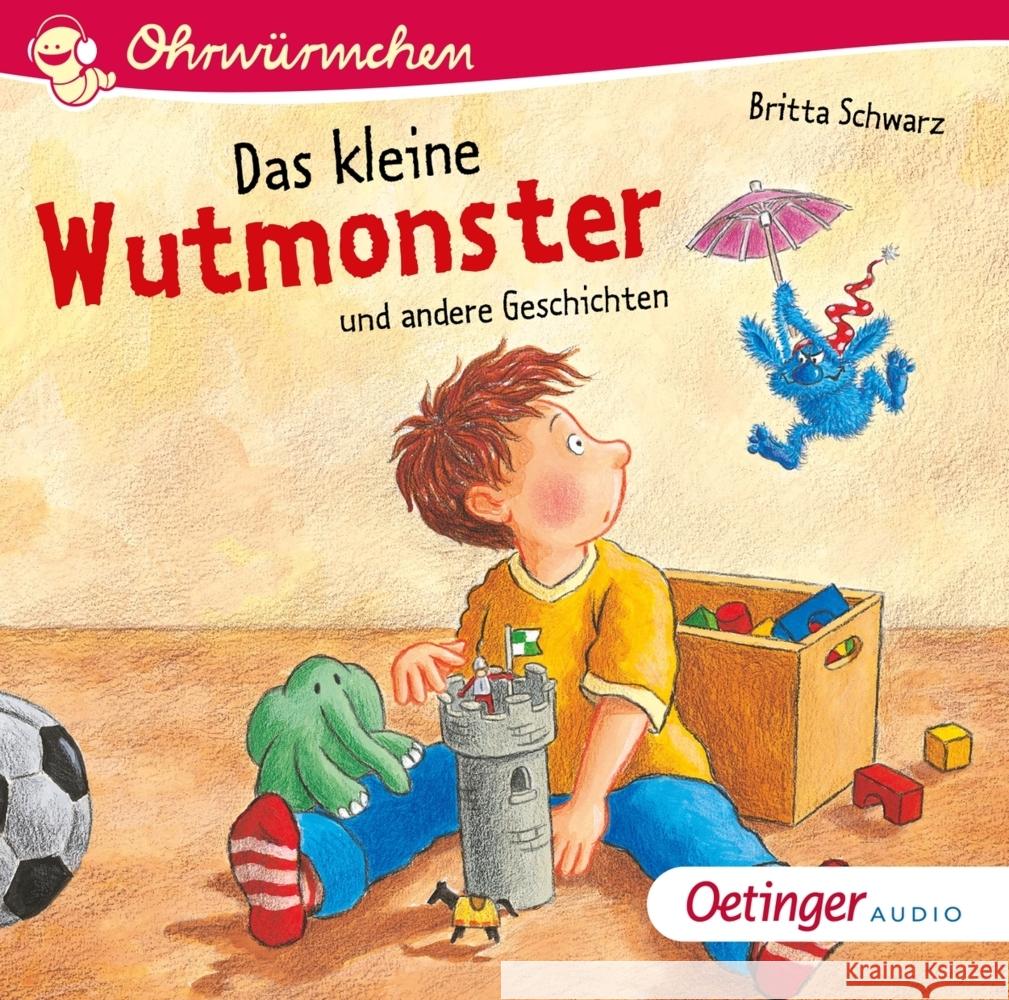 Das kleine Wutmonster und andere Geschichten, 1 Audio-CD Bohnstedt, Antje, Lindemann, Johanna, Schwarz, Britta 9783837311983