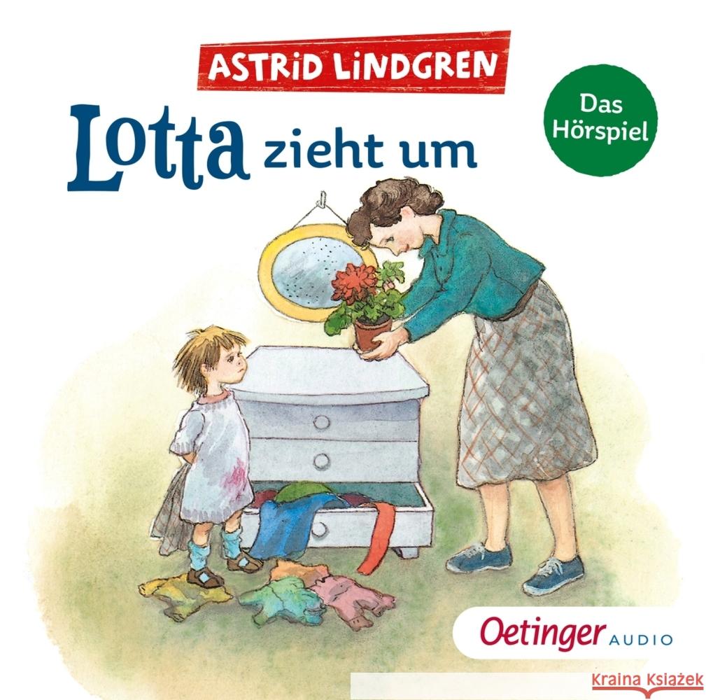 Lotta zieht um, 1 Audio-CD Lindgren, Astrid 9783837392777