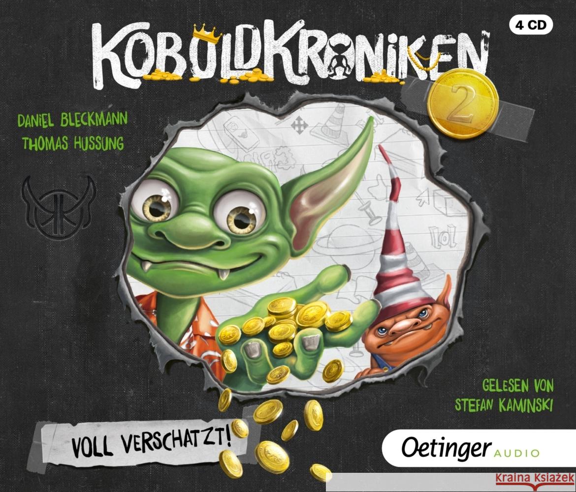 KoboldKroniken 2. Voll verschatzt!, 4 Audio-CD Bleckmann, Daniel 9783837394405