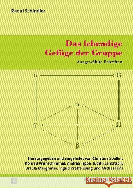 Das lebendige Gefüge der Gruppe : Ausgewählte Schriften Schindler, Raoul 9783837925142 Psychosozial-Verlag