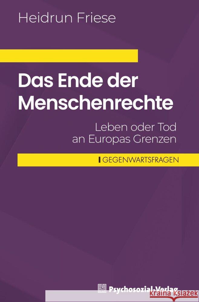Das Ende der Menschenrechte Friese, Heidrun 9783837933925