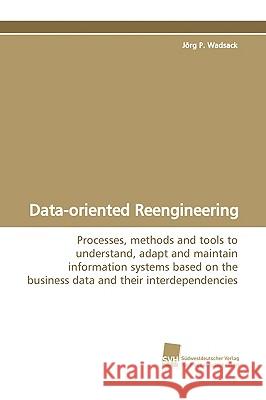 Data-Oriented Reengineering Jrg P Wadsack, Jorg P Wadsack 9783838102856 Sudwestdeutscher Verlag Fur Hochschulschrifte