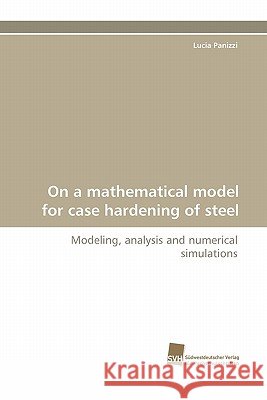 On a Mathematical Model for Case Hardening of Steel Lucia Panizzi 9783838123899 Suedwestdeutscher Verlag Fuer Hochschulschrif