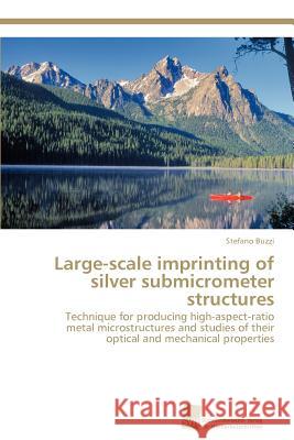 Large-scale imprinting of silver submicrometer structures Buzzi, Stefano 9783838131672