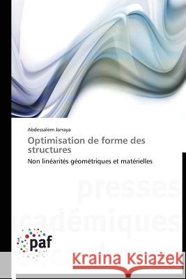 Optimisation de Forme Des Structures Jarraya Abdessalem 9783838172484 Presses Academiques Francophones