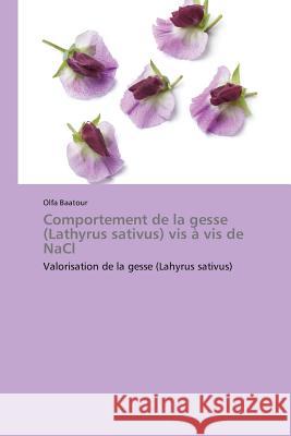 Comportement de la Gesse (Lathyrus Sativus) VIS À VIS de Nacl Baatour-O 9783838179780 Presses Academiques Francophones