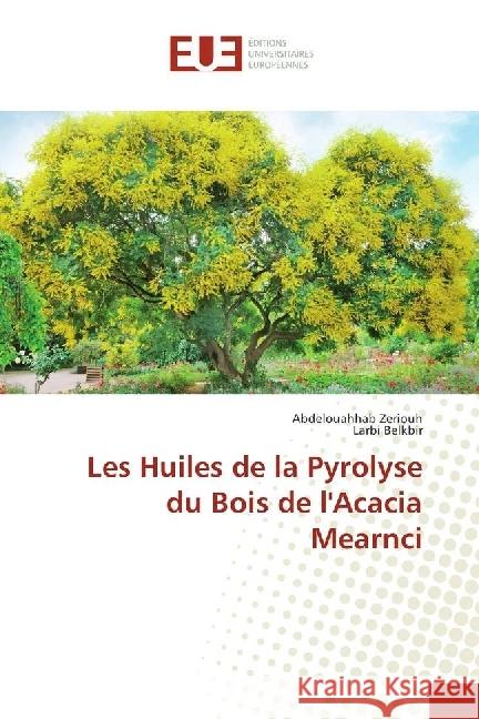 Les Huiles de la Pyrolyse du Bois de l'Acacia Mearnci Zeriouh, Abdelouahhab; Belkbir, Larbi 9783838181684 Éditions universitaires européennes