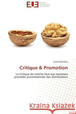 Critique Promotion Rashidian-S 9783838186962 Editions Universitaires Europeennes
