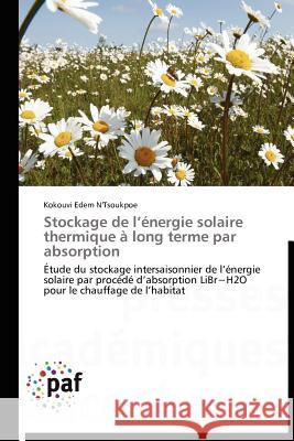 Stockage de L Énergie Solaire Thermique À Long Terme Par Absorption N'Tsoukpoe-K 9783838188973 Presses Acad Miques Francophones