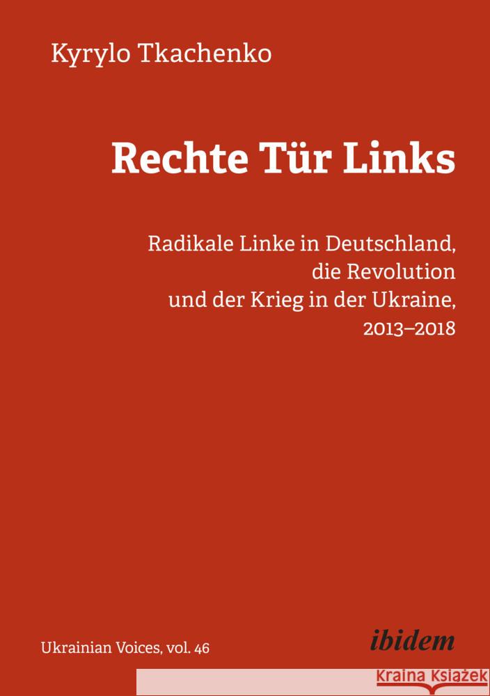 Rechte Tür Links Tkachenko, Kyrylo 9783838217116