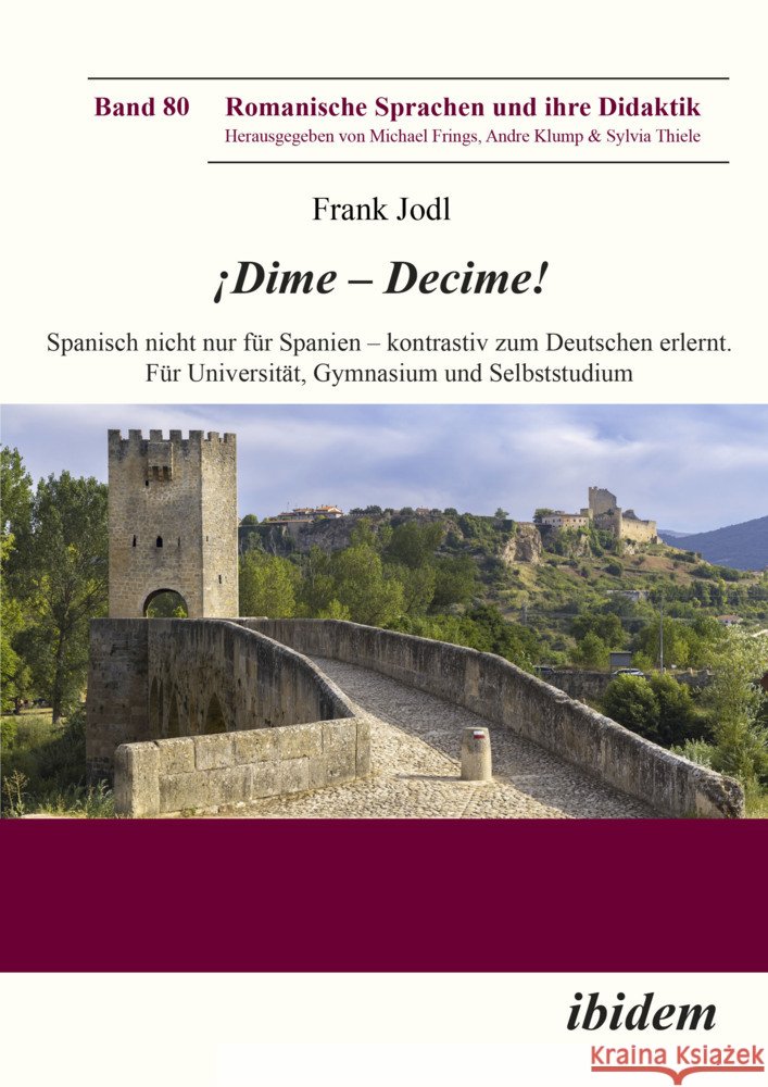 ¡Dime - Decime! Jodl, Frank 9783838219608