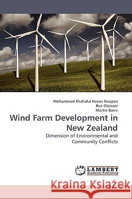 Wind Farm Development in New Zealand  9783838303956 LAP Lambert Academic Publishing AG & Co KG