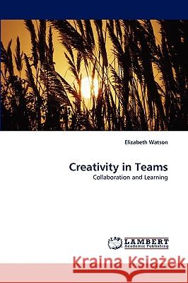 Creativity in Teams Elizabeth Watson 9783838318851