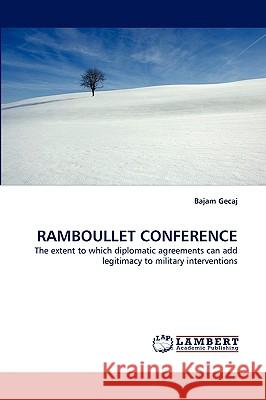 Ramboullet Conference Bajam Gecaj 9783838344140 LAP Lambert Academic Publishing