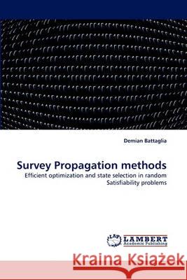 Survey Propagation Methods Demian Battaglia 9783838355931 LAP Lambert Academic Publishing