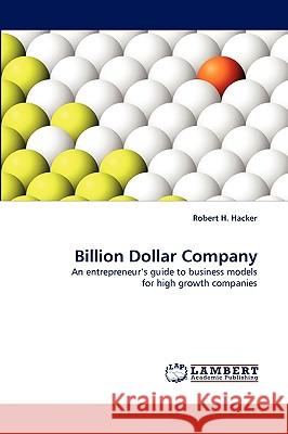 Billion Dollar Company Robert H Hacker 9783838373317