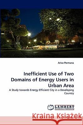 Inefficient Use of Two Domains of Energy Users in Urban Area  9783838396989 LAP Lambert Academic Publishing AG & Co KG