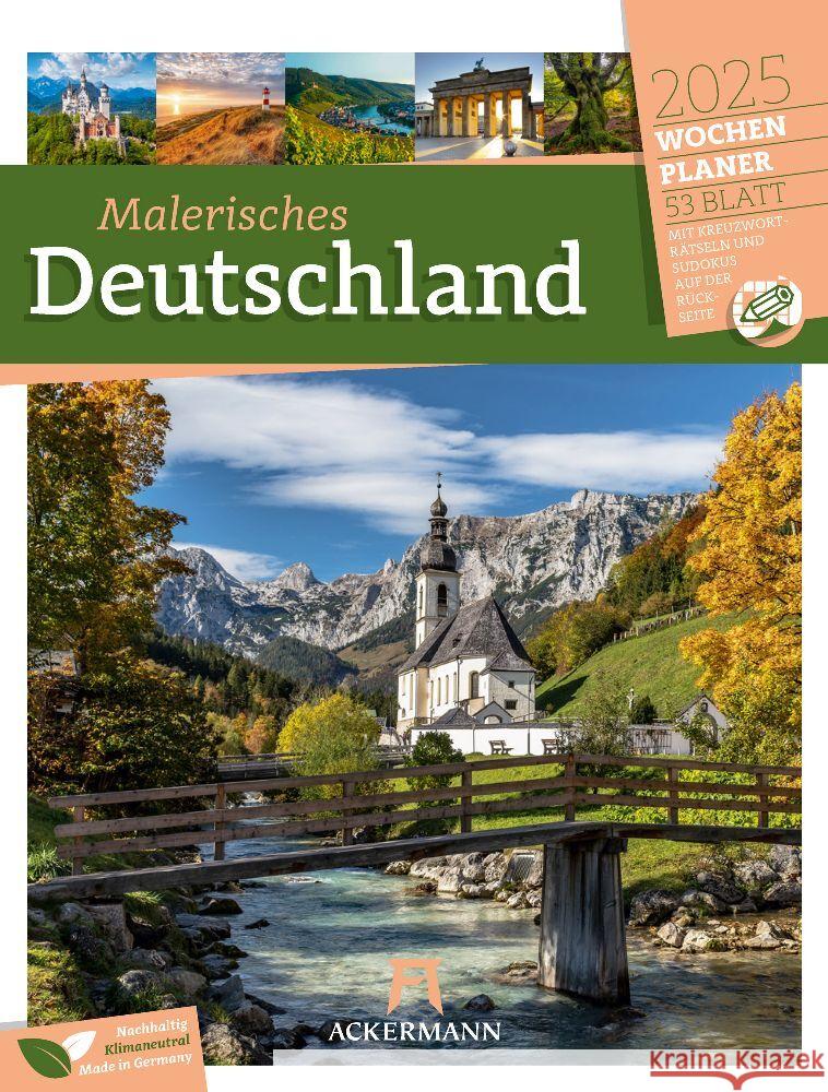 Malerisches Deutschland - Wochenplaner Kalender 2025 Ackermann Kunstverlag 9783838435046