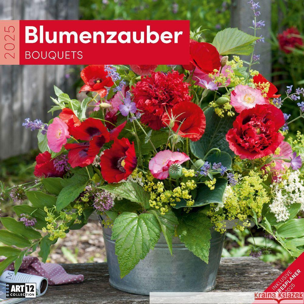 Blumenzauber Kalender 2025 - 30x30 Ackermann Kunstverlag 9783838445007