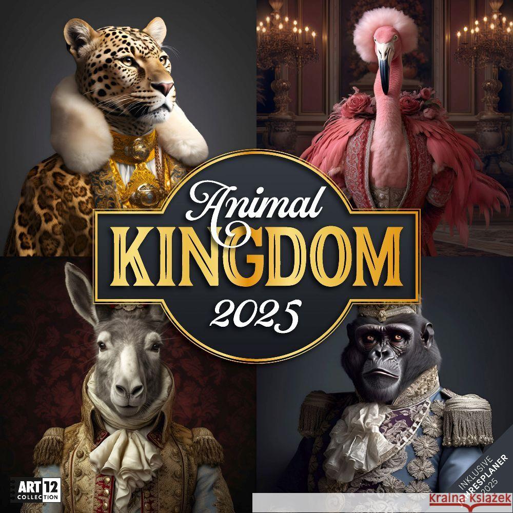 Animal Kingdom Kalender 2025 - 30x30 Ackermann Kunstverlag 9783838445069
