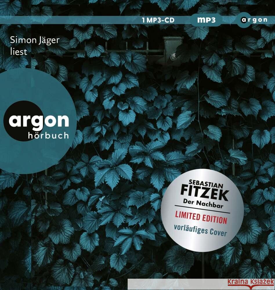 Der Nachbar, 1 Audio-CD, 1 MP3 Fitzek, Sebastian 9783839816431