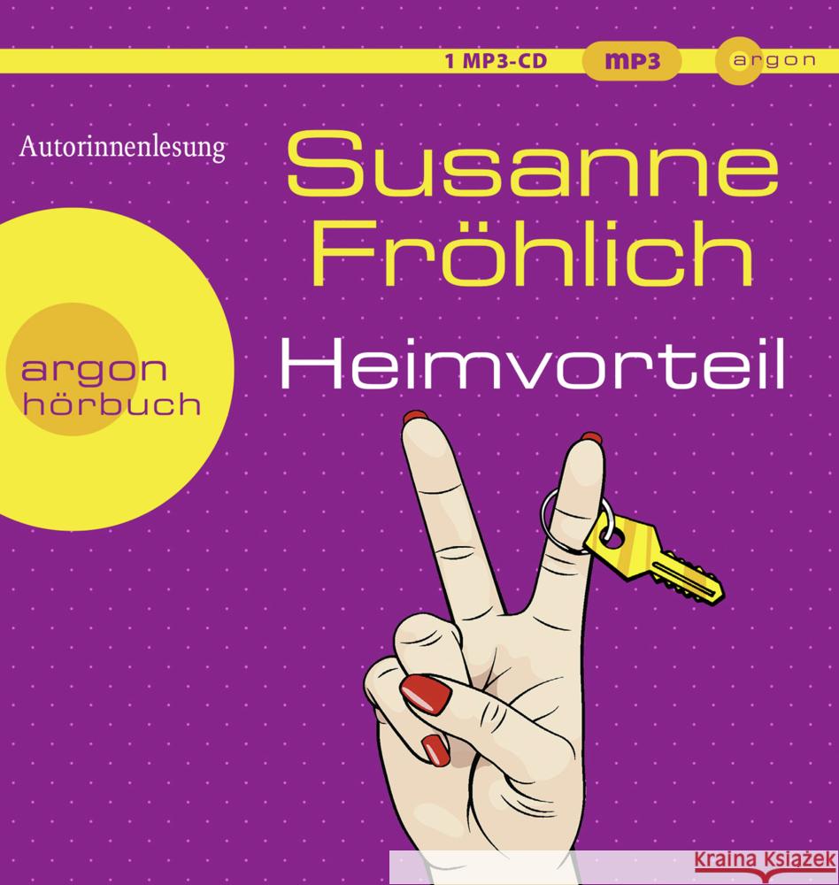 Heimvorteil, 1 Audio-CD, 1 MP3 Fröhlich, Susanne 9783839819470