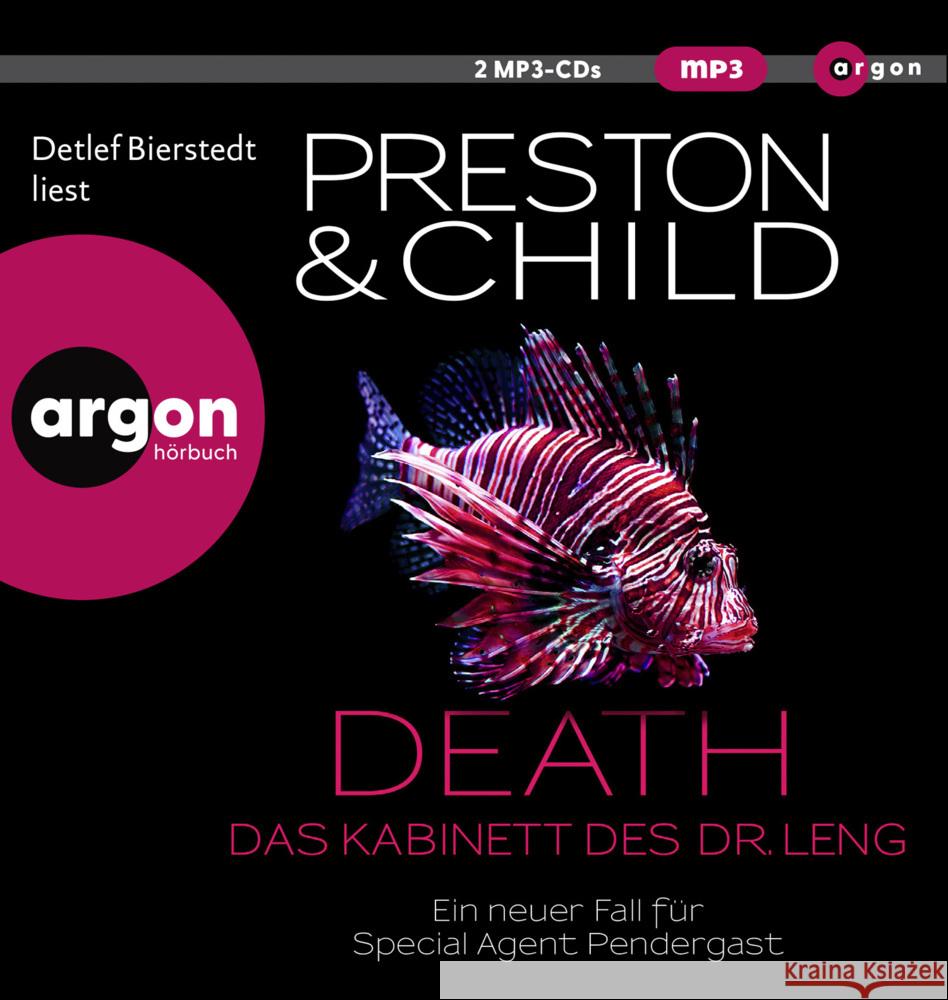 Death - Das Kabinett des Dr. Leng, 2 Audio-CD, 2 MP3 Preston, Douglas, Child, Lincoln 9783839820834 Argon Verlag