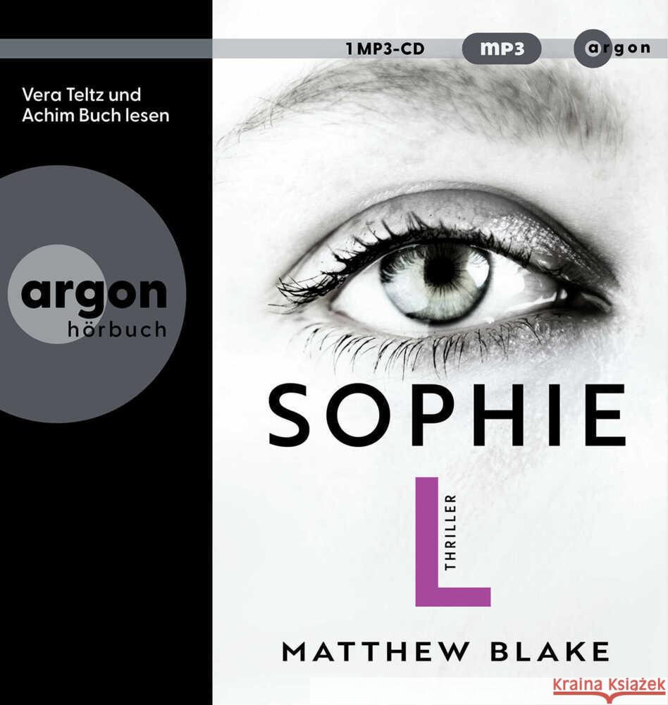 Sophie L., 1 Audio-CD, 1 MP3 Blake, Matthew 9783839822005