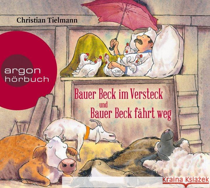 Bauer Beck im Versteck und Bauer Beck fährt weg, 1 Audio-CD : Ungekürzte Ausgabe, Lesung Tielmann, Christian 9783839841938