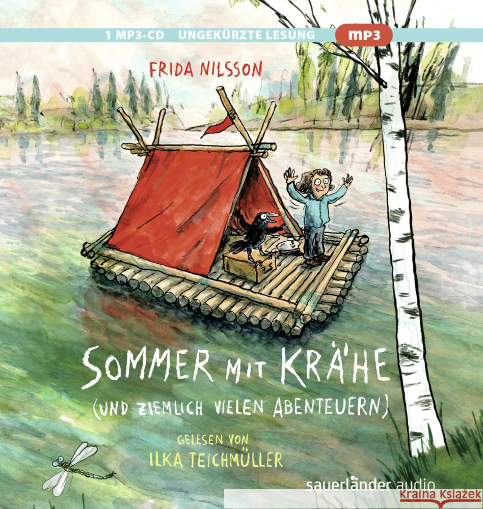 Sommer mit Krähe (und ziemlich vielen Abenteuern), 1 Audio-CD, 1 MP3 Nilsson, Frida 9783839844052