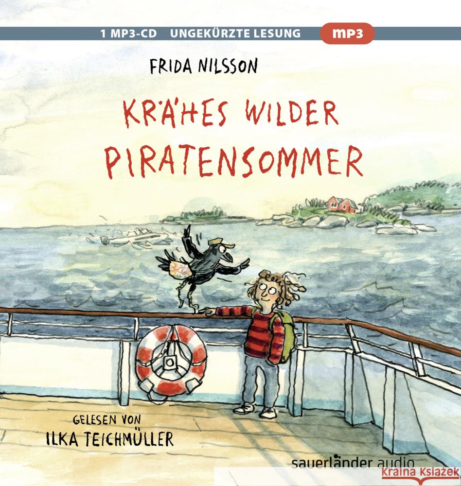 Krähes wilder Piratensommer, 1 Audio-CD, 1 MP3 Nilsson, Frida 9783839844168