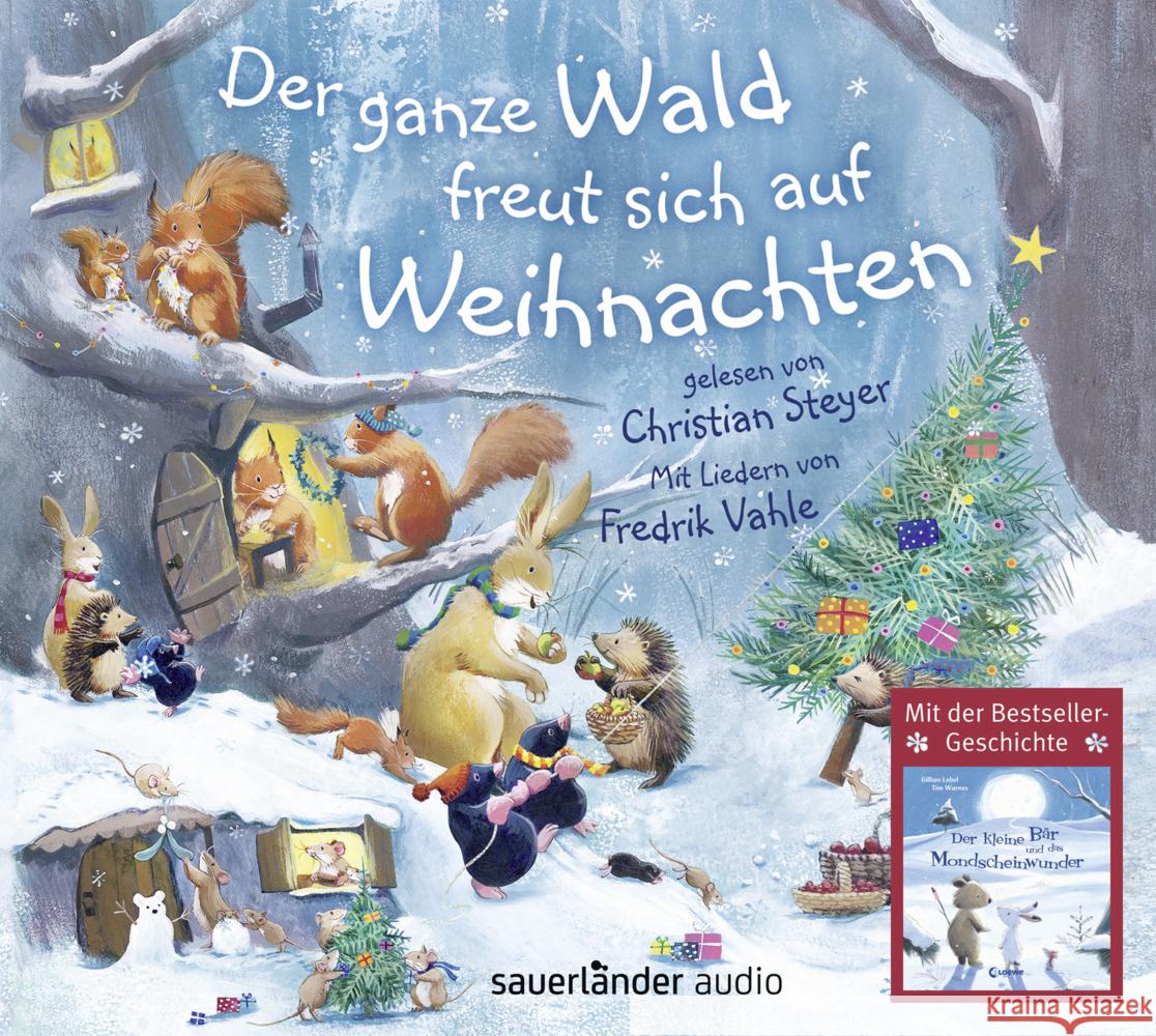 Der ganze Wald freut sich auf Weihnachten, 1 Audio-CD Bright, Paul, Lobel, Gillian, Baguley, Elizabeth 9783839849934 Argon Verlag