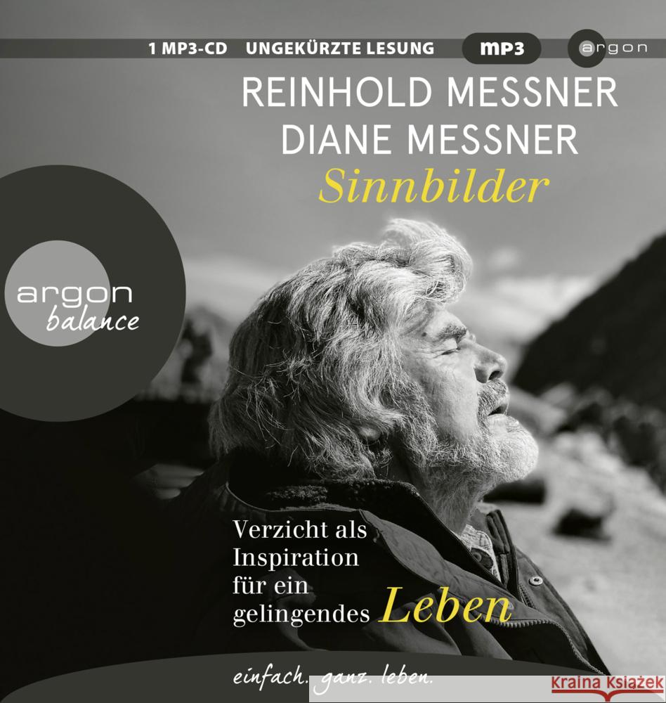 Sinnbilder, 1 Audio-CD, 1 MP3 Messner, Reinhold, Messner, Diane 9783839882511