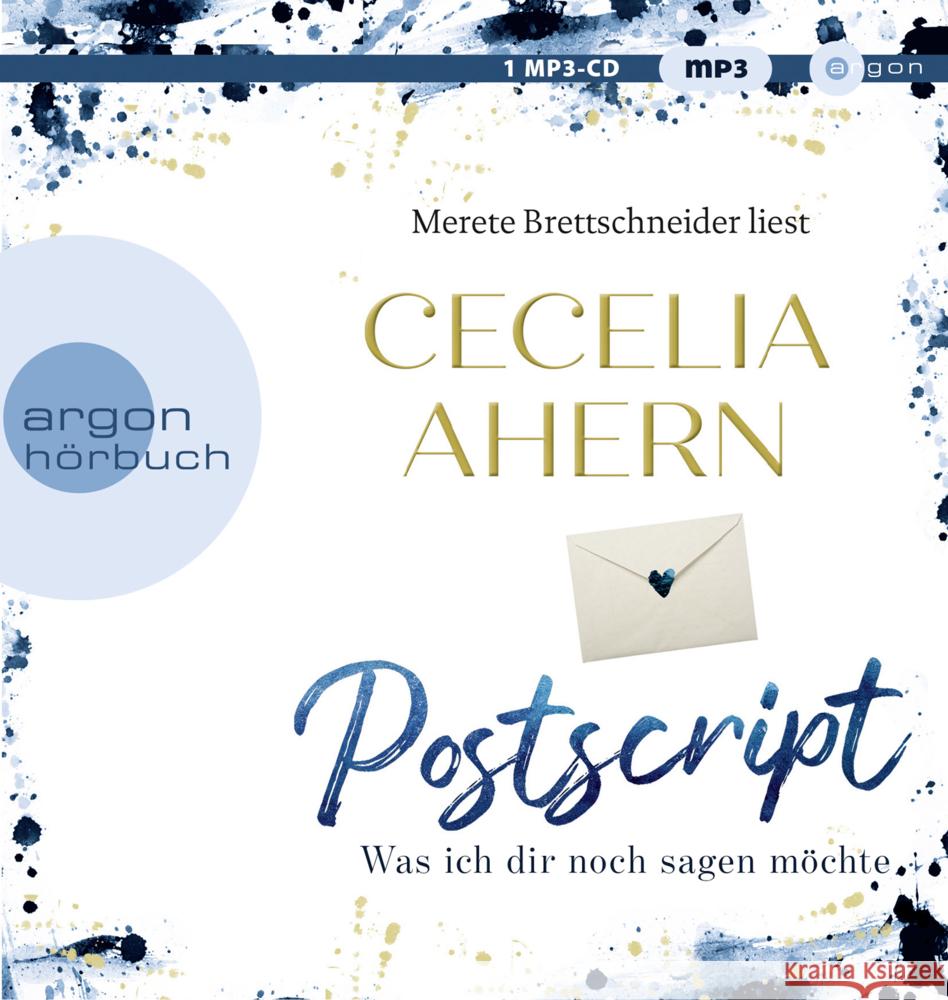 Postscript - Was ich dir noch sagen möchte, 1 Audio-CD, Ahern, Cecelia 9783839894668 Argon