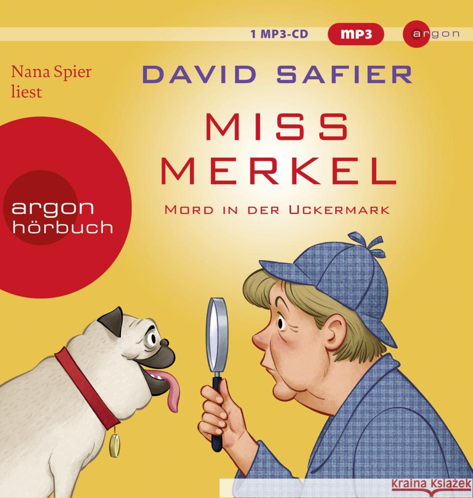 Miss Merkel: Mord in der Uckermark, 1 Audio-CD, 1 MP3 Safier, David 9783839897171