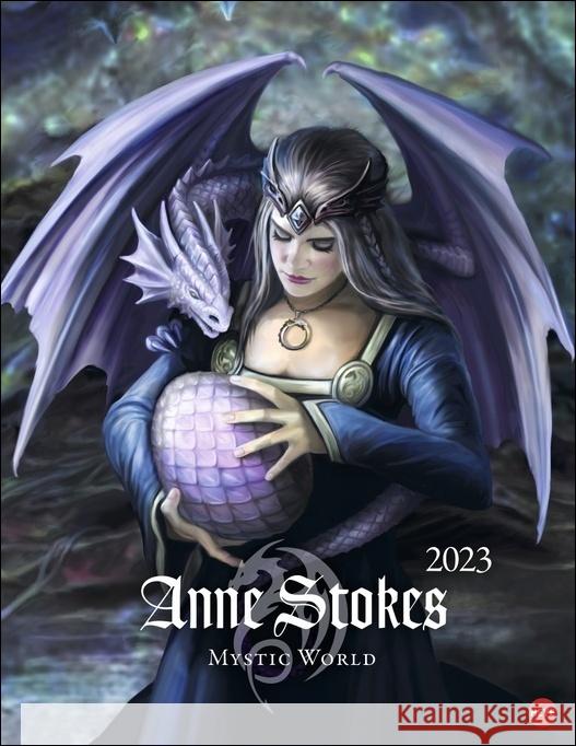 Anne Stokes: Mystic World Posterkalender 2023 Stokes, Anne 9783840190193