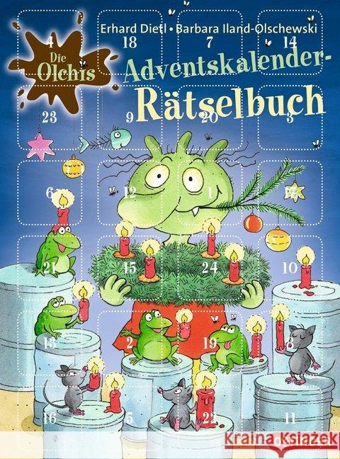 Die Olchis. Adventskalender-Rätselbuch Iland-Olschewski, Barbara; Dietl, Erhard 9783841504333 Oetinger Taschenbuch