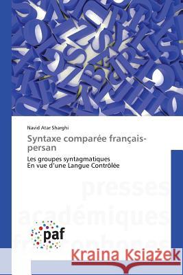 Syntaxe Comparée Français-Persan Sharghi-N 9783841632364 Presses Academiques Francophones