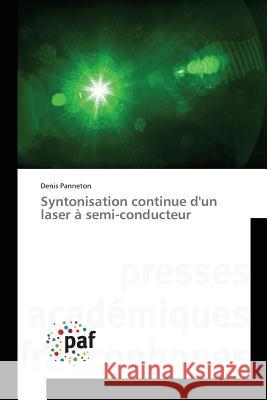 Syntonisation Continue Dun Laser À Semi-Conducteur Panneton-D 9783841637680