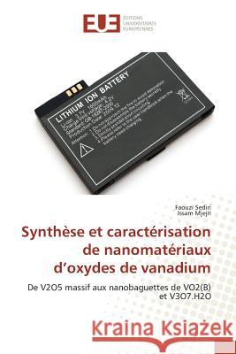 Synthèse Et Caractérisation de Nanomatériaux D Oxydes de Vanadium Collectif 9783841667113