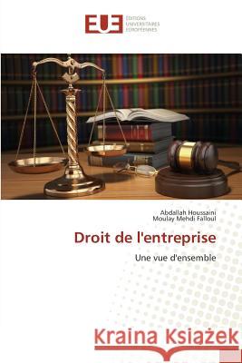 Droit de Lentreprise Houssaini-A 9783841677648 Editions Universitaires Europeennes