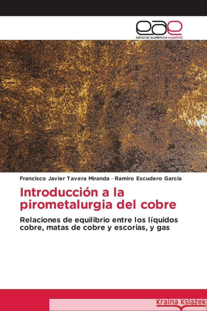 Introducción a la pirometalurgia del cobre Tavera Miranda, Francisco Javier, Escudero García, Ramiro 9783841758958