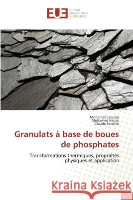 Granulats à base de boues de phosphates : Transformations thermiques, propriétés physiques et application Loutou, Mohamed; Hajjaji, Mohamed; Favotto, Claude 9783841775511