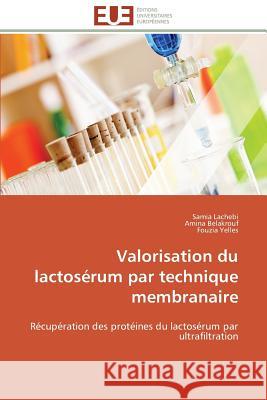 Valorisation Du Lactosérum Par Technique Membranaire Collectif 9783841784568 Editions Universitaires Europeennes