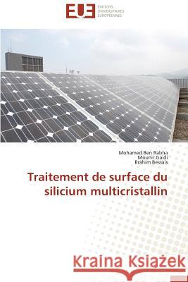 Traitement de Surface Du Silicium Multicristallin Collectif 9783841788238