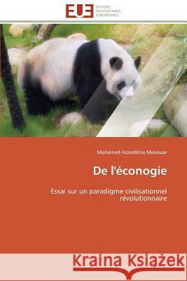 de l'Éconogie Mekouar-M 9783841795427